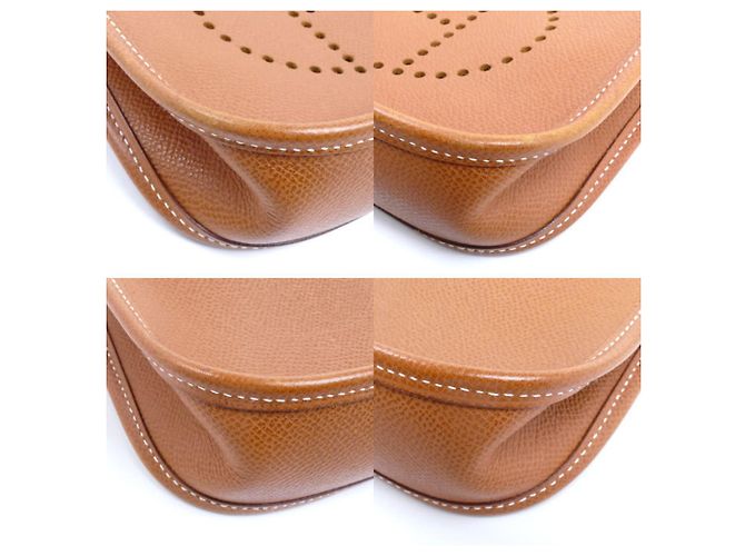 Hermès Borsa a tracolla Hermes Evelyne TPM Epsom Marrone - vista 5