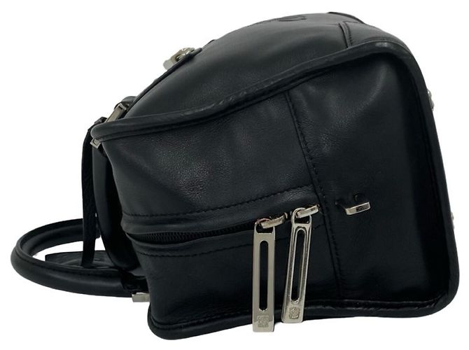 Borsa a mano in pelle Loewe Amazona 28 Anagram Logo Nero - vista 5