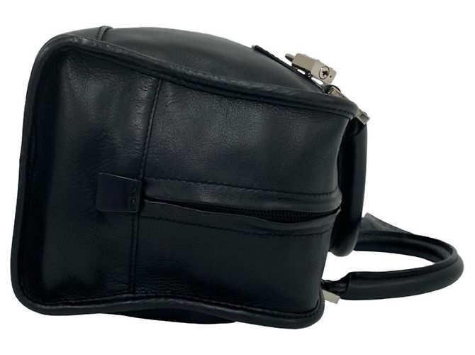 Borsa a mano in pelle Loewe Amazona 28 Anagram Logo Nero - vista 6