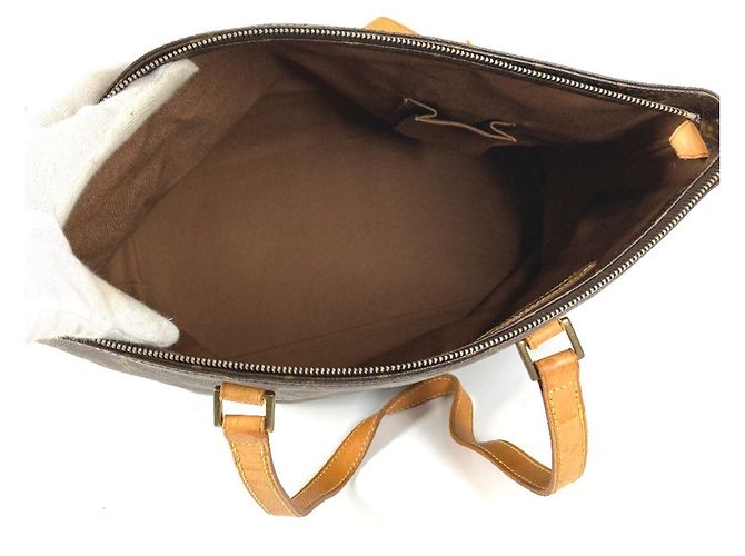 Borsa Tote Cabas Mezzo Monogram Louis Vuitton Marrone Monogramma - vista 13