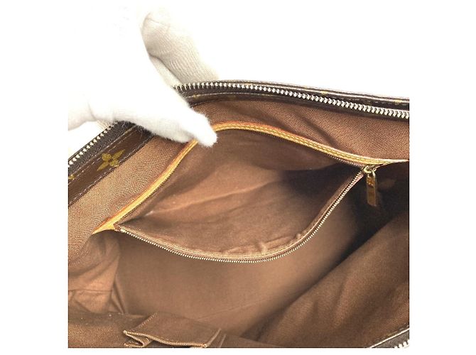 Borsa Tote Cabas Mezzo Monogram Louis Vuitton Marrone Monogramma - vista 16