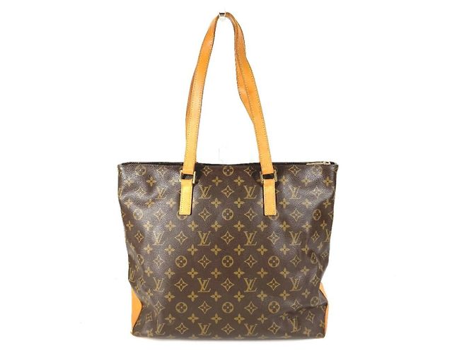 Borsa Tote Cabas Mezzo Monogram Louis Vuitton Marrone Monogramma - vista 2