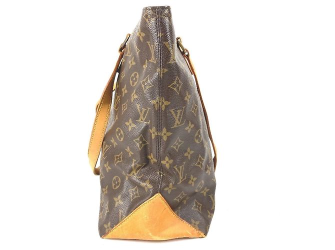 Borsa Tote Cabas Mezzo Monogram Louis Vuitton Marrone Monogramma - vista 3