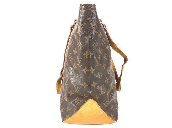 Borsa Tote Cabas Mezzo Monogram Louis Vuitton Marrone Monogramma - vista 4