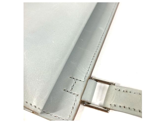 Hermès Hermes Vintage Valentin Schultertasche Hellblau - Ansicht 10