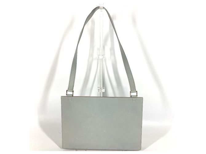 Hermès Hermes Vintage Valentin Schultertasche Hellblau - Ansicht 2