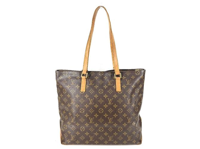 Borsa Tote Louis Vuitton Monogram Cabas Alto Marrone Monogramma - vista 2