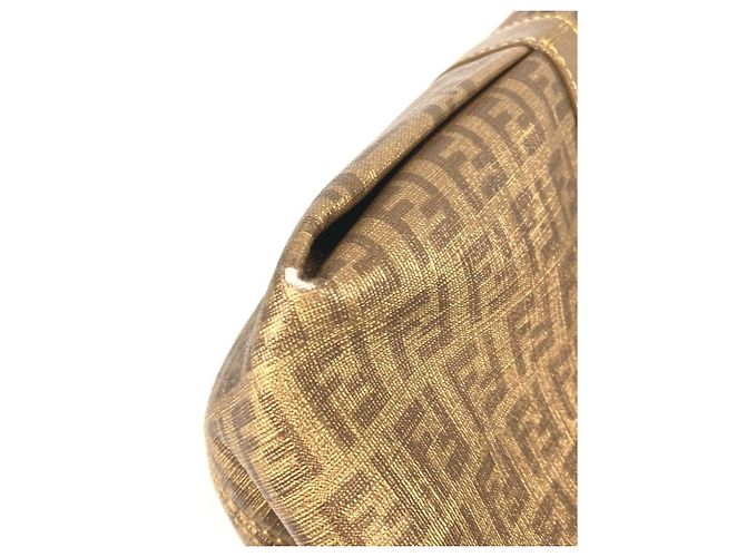 Fendi 8BH238 Zucca Zucchino Logo Tasche Golden - Ansicht 12