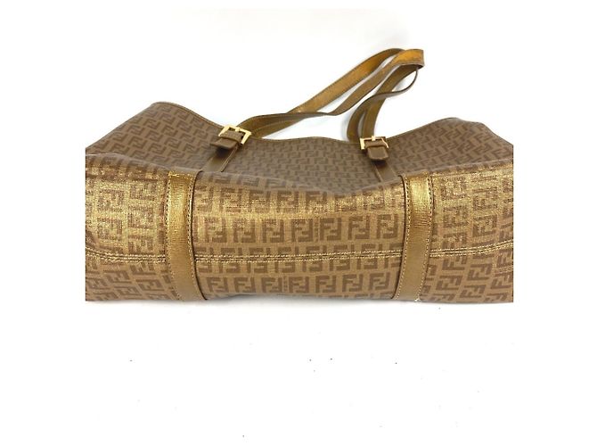 Fendi 8BH238 Zucca Zucchino Logo Tasche Golden - Ansicht 13