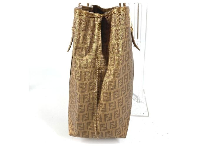Fendi 8BH238 Zucca Zucchino Logo Tasche Golden - Ansicht 4