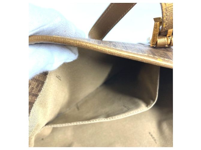 Fendi 8BH238 Zucca Zucchino Logo Tasche Golden - Ansicht 7