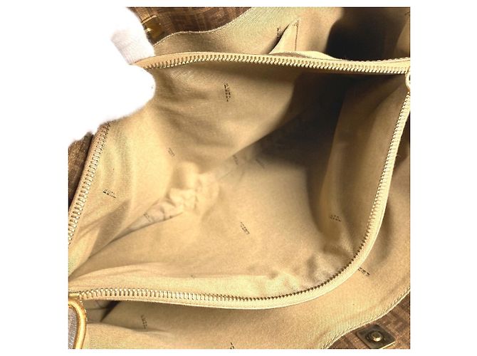 Fendi 8BH238 Zucca Zucchino Logo Tasche Golden - Ansicht 8