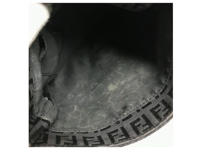 Borsa a tracolla Fendi Zucchino Logo Nero - vista 16