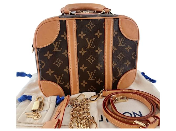 Louis Vuitton Valisette PM Monogram Marrone - vista 3