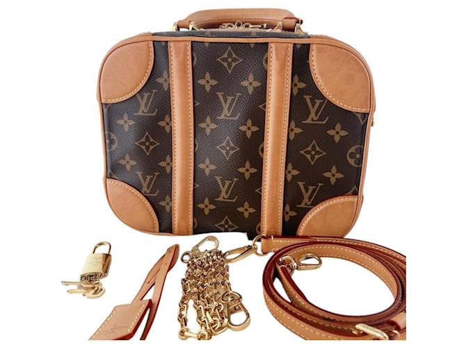 Louis Vuitton Valisette PM Monogram Marrone - vista 4