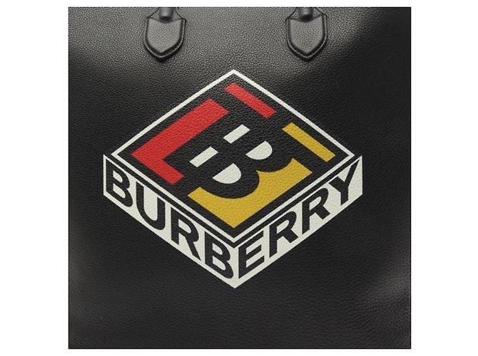 Burberry Graphic Logo Shopper Tasche Schwarz - Ansicht 13