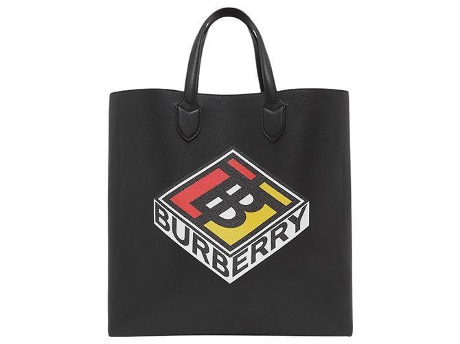Burberry Graphic Logo Shopper Tasche Schwarz - Ansicht 14
