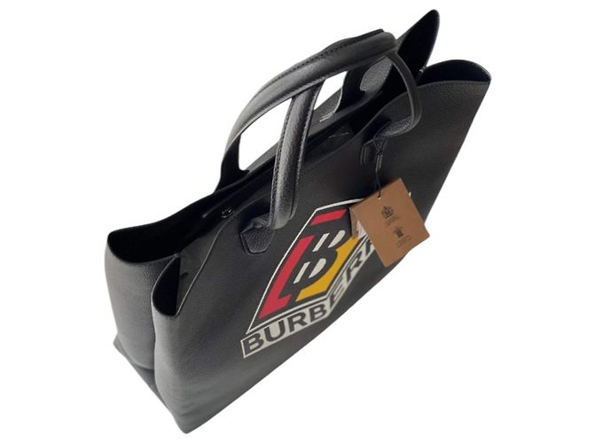 Burberry Graphic Logo Shopper Tasche Schwarz - Ansicht 6