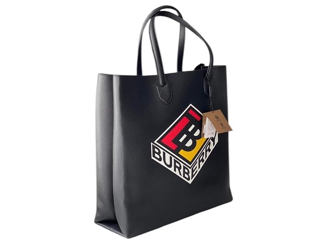 Burberry Graphic Logo Shopper Tasche Schwarz - Ansicht 7