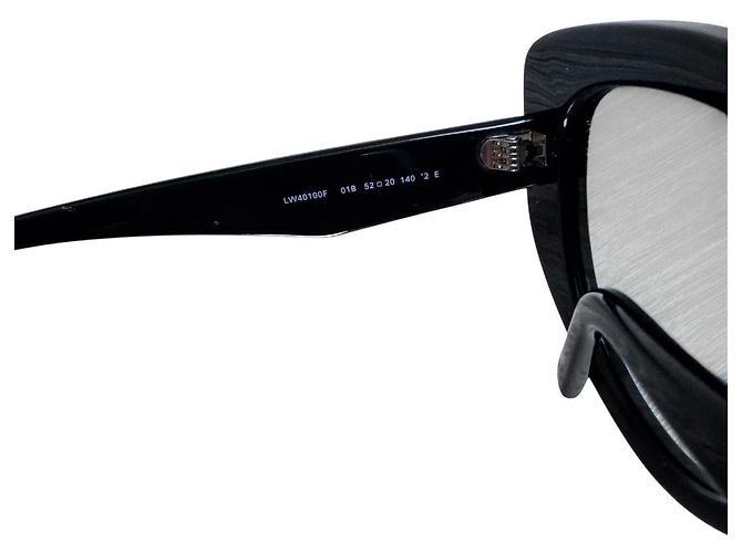 Gafas de sol Loewe Butterfly de acetato Negro - vista 11