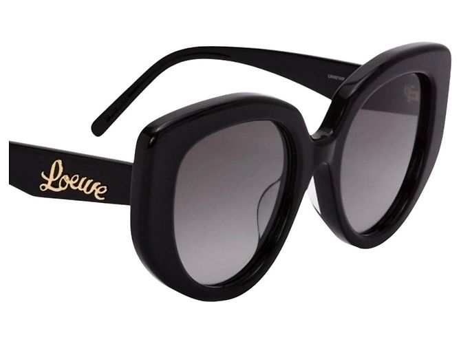 Gafas de sol Loewe Butterfly de acetato Negro - vista 7