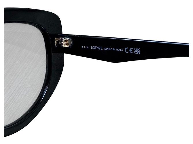 Gafas de sol Loewe Butterfly de acetato Negro - vista 9