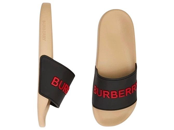 Ciabatte Burberry Logo Multicolore - vista 14