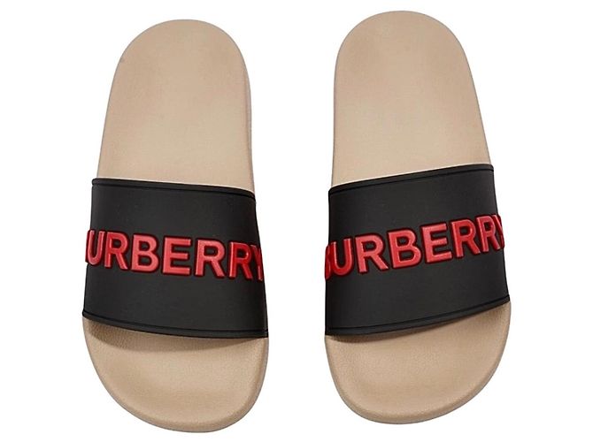 Ciabatte Burberry Logo Multicolore - vista 16