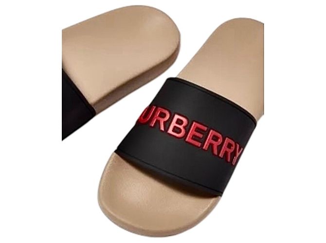 Ciabatte Burberry Logo Multicolore - vista 17
