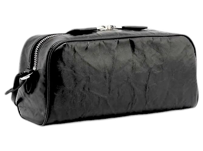 Prada Borsa a Tracolla Nappa Antique Nero - vista 14