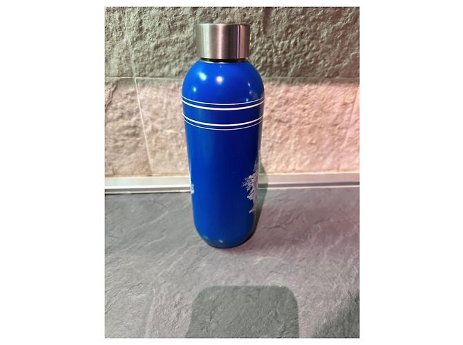 Gourde Christian Dior en acier bleu - vue 2