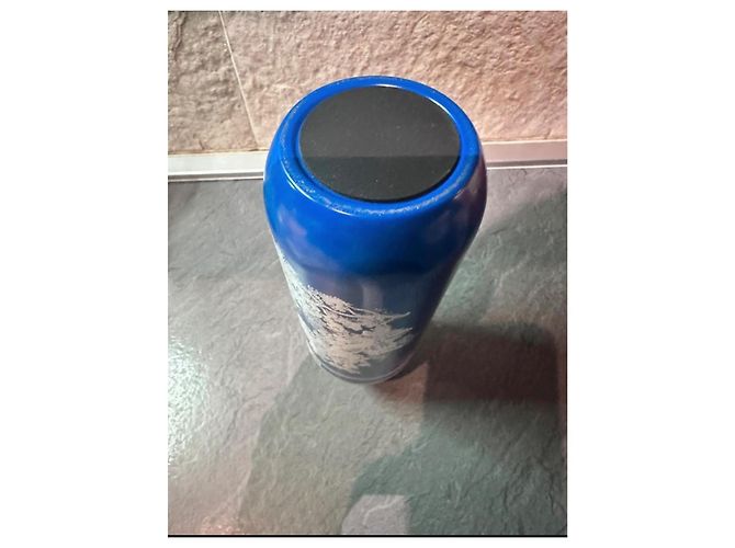 Gourde Christian Dior en acier bleu - vue 5