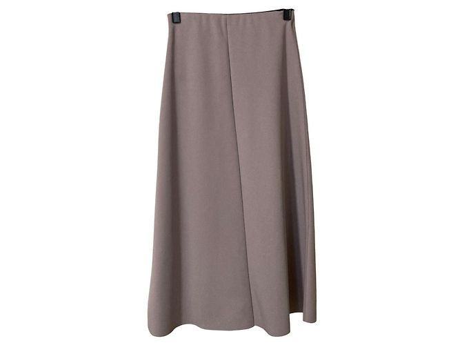 Autre Marque Falda larga acampanada con paneles GALLARDAGALANTE Beige - vista 2