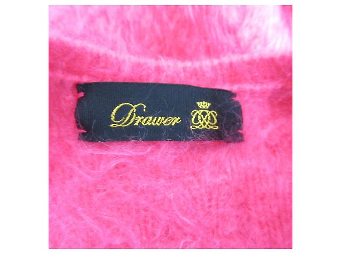 Autre Marque Drawer Kurzarm-Strick aus Kaschmir Pink - Ansicht 4