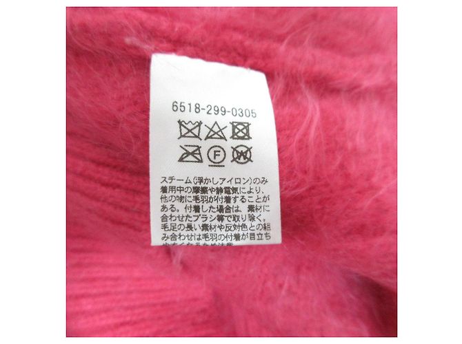 Autre Marque Drawer Kurzarm-Strick aus Kaschmir Pink - Ansicht 6