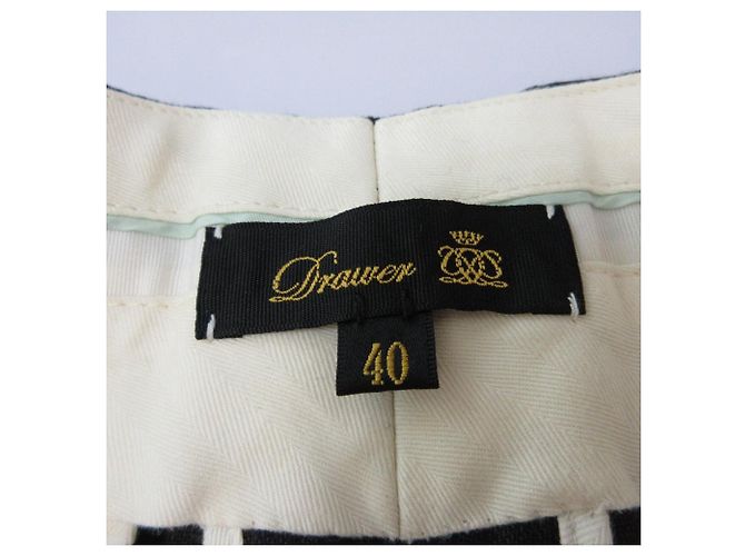 Autre Marque Drawer Karo-Weitbeinhose Blau - Ansicht 6