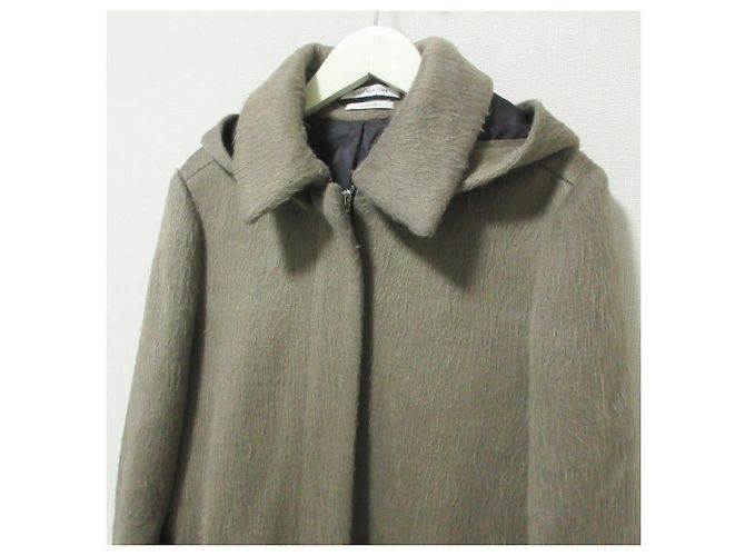 Autre Marque Abrigo Duffle de mohair aglomerado FOXEY NEW YORK Beige - vista 3