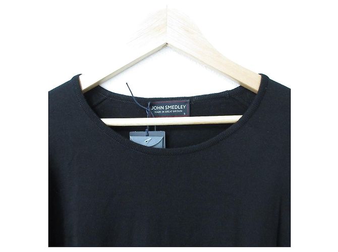 Autre Marque 100% Wolle Strickware John Smedley Schwarz - Ansicht 3