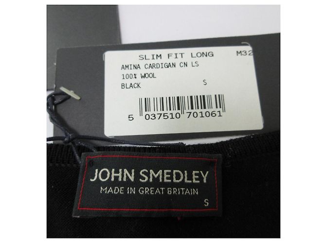 Autre Marque 100% Wolle Strickware John Smedley Schwarz - Ansicht 5