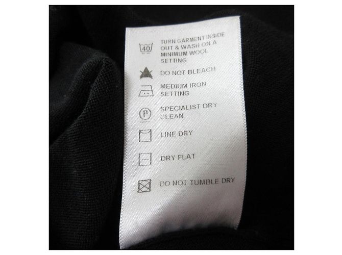 Autre Marque 100% Wolle Strickware John Smedley Schwarz - Ansicht 7