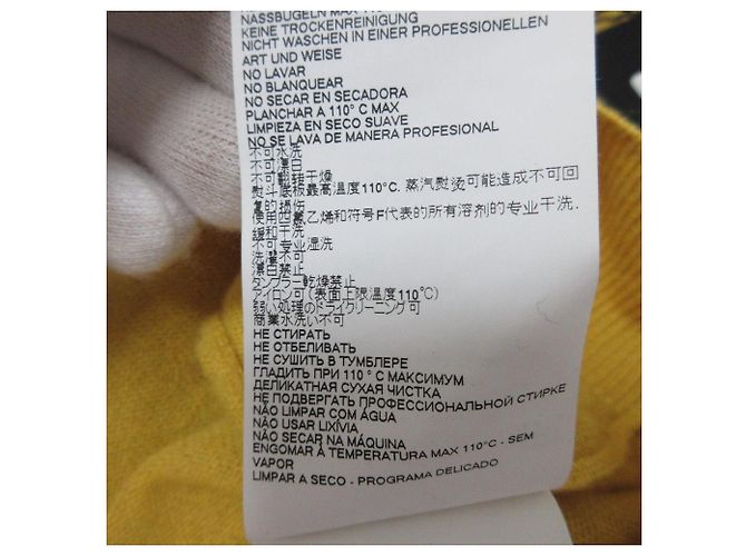 Autre Marque Dsquared2 100% Kaschmir Strickware Gelb Senf - Ansicht 15