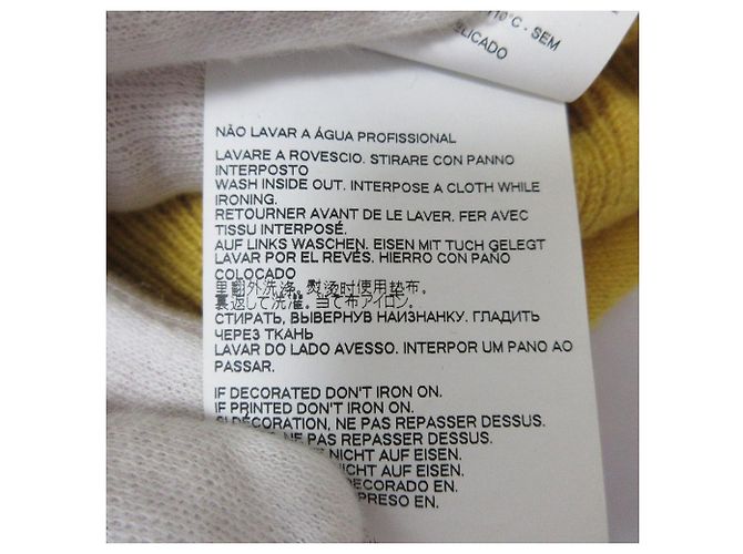 Autre Marque Dsquared2 100% Kaschmir Strickware Gelb Senf - Ansicht 16