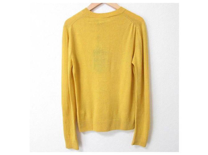 Autre Marque Dsquared2 100% Kaschmir Strickware Gelb Senf - Ansicht 2