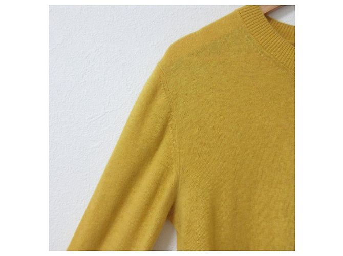 Autre Marque Dsquared2 100% Kaschmir Strickware Gelb Senf - Ansicht 4