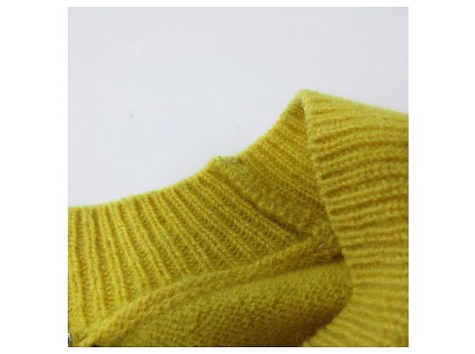 Autre Marque Dsquared2 100% Kaschmir Strickware Gelb Senf - Ansicht 9