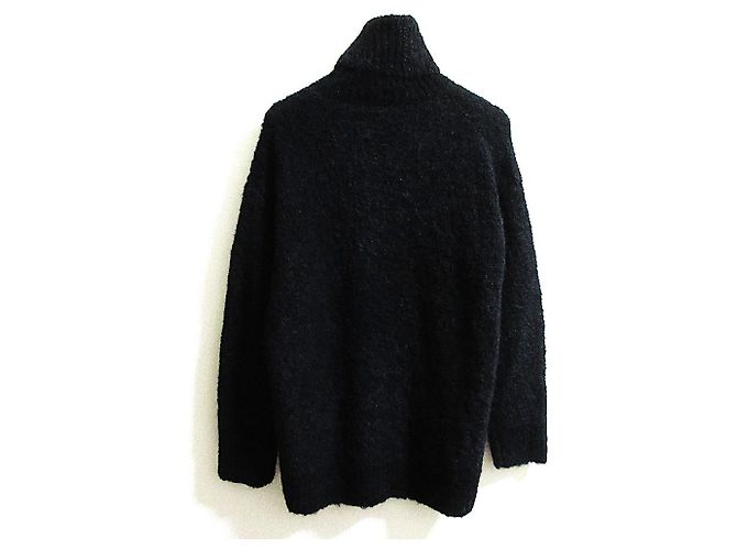 Autre Marque Jersey de cuello alto de alpaca C.T.plage Negro - vista 2
