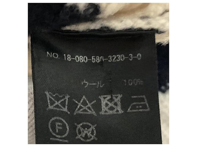 Autre Marque AP STUDIO Grunge Strickpullover Schwarz Weiß - Ansicht 7