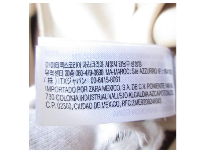 Autre Marque Abrigo de ante sintético elástico ZARA Beige Crudo - vista 10