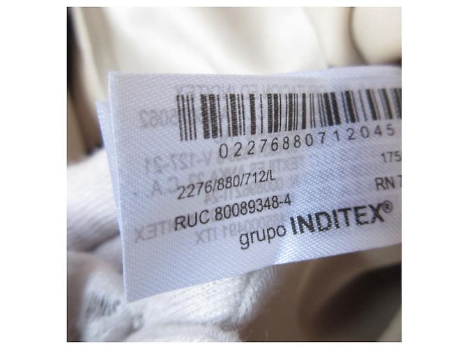 Autre Marque Abrigo de ante sintético elástico ZARA Beige Crudo - vista 11