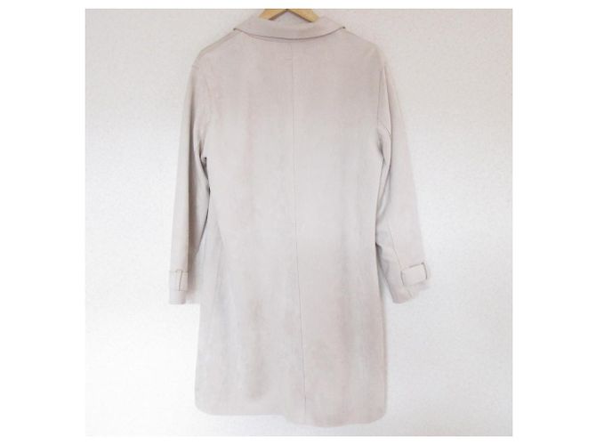 Autre Marque Abrigo de ante sintético elástico ZARA Beige Crudo - vista 2